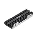 Gelid Solutions Icecap M.2â€“SSD Cooler with Thermal Throttlingâ€“M.2 2280 SSD Compatibleâ€“Aluminum Heatsink-Thermal Pad Included-72x23x10-Silver