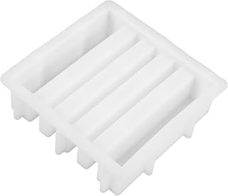 Cup Coaster Mold Xmas Silicone Reusable Coaster Organizer Craft | Easy Demolding, Versatile DIY Gifting Use, White Silicone Material, Coaster Rack Mold for Creative Projects