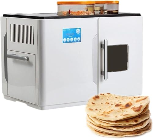 Roti Maker Fully Automatic Chapati Making Machine,Automatic Roti Makering, Fully Automatic Roti Maker,Roti Tortilla Maker, Electric Tortilla Pancake Flatbreads Making Machine One Key to Make
