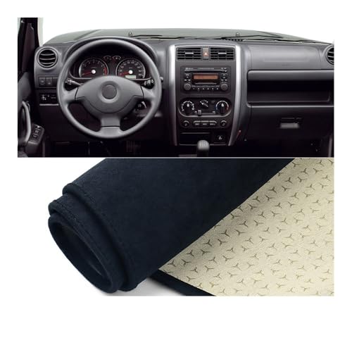 Tapis de tableau de bord Suzuki Jimny 1998-2018 antidérapant noir LHD