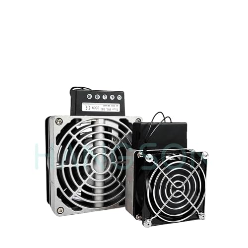 1pc Electric Fan Heater Cabinet 100W 150W 200W HVL 031 Compact Industrial Cast Aluminum Heater for Cabinet(200W Fan Heater NC)