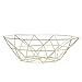Creative Fruit Dish Bowl Basket Container Centerpiece Bowl for Living Room and Modern Kitchen Table(gold)