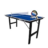 MINI MESA DE PING PONG Júnior MDP 12mm KLOPF 1003 + Kit 2 Raquetes e 3 Bolinhas 5055