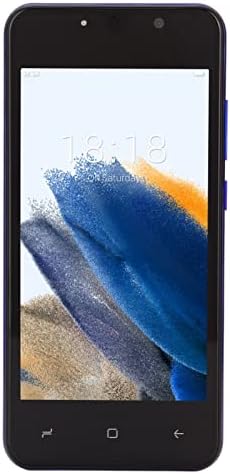Unlocked Cell Phone, Face Unlock 8MP Unlocked Smartphone 5.0in HD Screen Blue 2GB RAM for Work (US Plug)