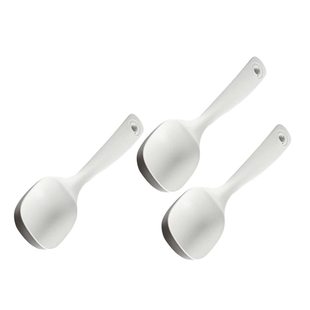 MAGICLULU Set Di 5 Cucchiai Da Portata Grandi Cucchiaini Da Tè Cinesi Mestoli Per Servire Zuppa Mestoli Multipli Per Cucina E Ristorante 3 Pezzi * 5