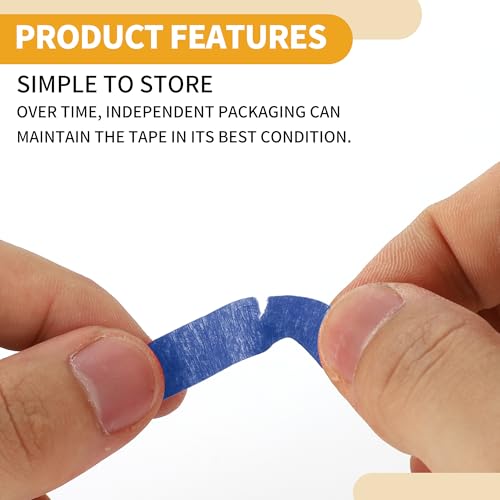 Image of 4 Pcs Painters Tape Masking Master Tape Easy Removal Blue 0.3cm /0.5cm /1.0cm /1.2cm x 50m