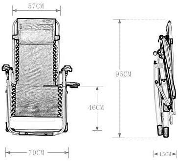 Bain de soleil pliant gris fauteuil relaxation extérieur - 2