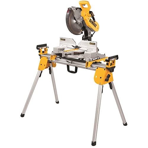 DEWALT Miter Saw Stand, Collapsible and Portable, 40” Beam, Extends up to 10 ft, Holds up to 500 lbs (DWX724),Silver - Thumbnail 7