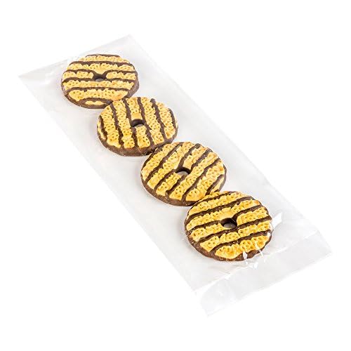 Restaurantware High Clarity Heat Sealable Bags Heat Seal Food Bags Snacks Bags Candy Bags - No Flap - Clear - 3.75 x 10 Inch - 100ct Box - Bag Tek