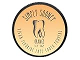 Organic Vegan Fluoride Free Remineralizing Tooth Powder Orange Formula 3.5oz Suitable For Children Of All Ages (6 month supply, 100 grams)