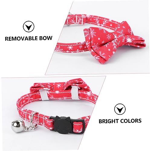 Collares para gatos con cascabel navideño que evitan enganches 7