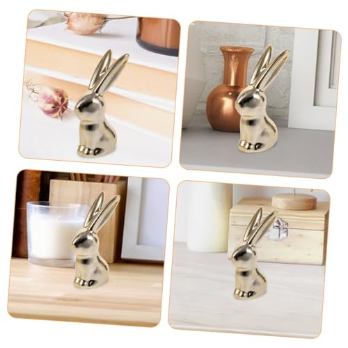 Figurines de lapin en céramique faites main pour une décoration chic