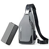 Einzigartiges Design: USB-Ladeanschluss-Design, einfaches Farbmusterdesign mit modischer Unterarmtasche, machen Ihre gesamte Kollokation schicker und folgen dem Trend. Die Schultertasche ist klein und kompakt und passt überall hin, genießt Ihren Trip !!!