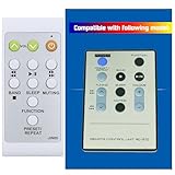 Replacement Remote Control for TEAC Radio CD Receiver Stereo RC-910 100-0LT12060,with Oversized Buttons