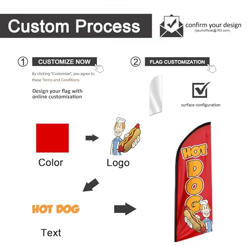 Drapeau en polyester pour attirer les clients en magasin