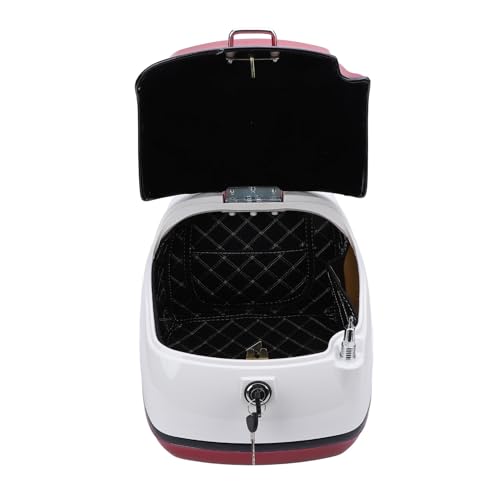 Capa Superior para Motocicleta, Porta-malas de Scooter 38L Universal Scooter Trunk Tour Estilo retrô