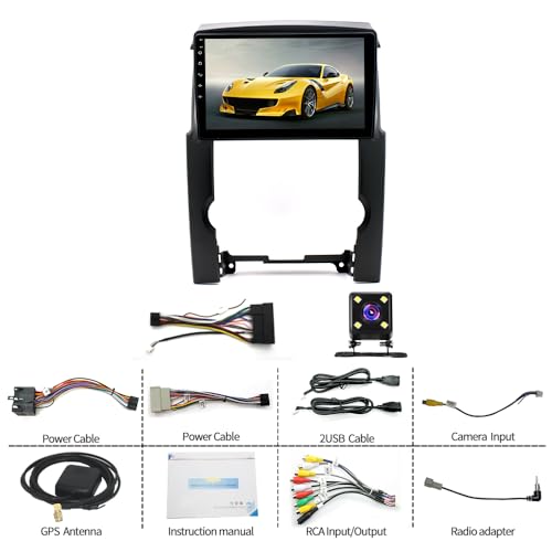 Rádio automotivo de 2 GB + 32 GB para K//i//a Sorento Android 13 estéreo automotivo com carplay Andr