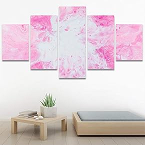 SIGNWIN 5 Panel Canvas Wall Art Modern Art...
