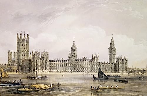 Affiche Toile les nouvelles chambres du Parlement Edmund Walker grand format déco salon 60x90