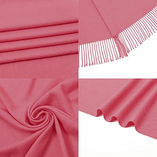 Image of RIIQIICHY Women's Fringe Shawl Wrap Pashmina Scarf for Wedding Evening