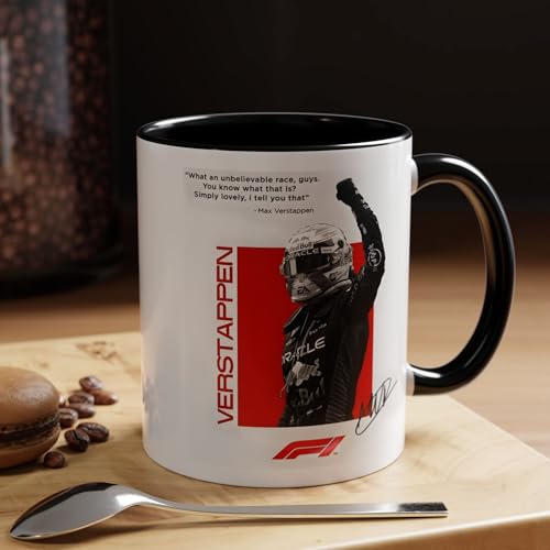 DC ENTERPRISES F1 Racing Ceramic Coffee Mug 350ml Black - Image 5