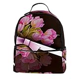 Fácil de organizar: la mochila tiene un bolsillo de capacidad principal, 2 bolsillos laterales, 1 bolsillo frontal con cremallera, 4 pequeños compartimentos de almacenamiento y 1 bolsillo interior con cremallera para un almacenamiento cómodo de varios artículos.