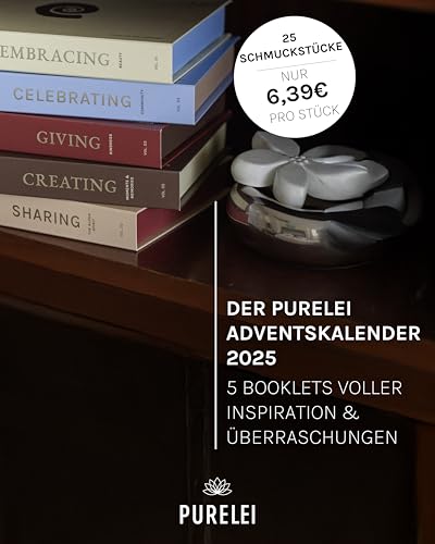 Purelei Schmuck Adventskalender 2025 (Silber) – 25 exklusive Schmuckstücke für jeden Anlass – Frauen Adventskalender – nachhaltig und wiederverwendbar – Geschenk für Frauen