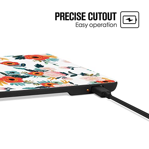 Ayotu Colorful Case For All-New Kindle Oasis (10Th Gen, 2019 Release & 9Th Gen, 2017 Release) Pu Leather Smart Waterproof Cover,Auto Wake/Sleep,Only Fits All-New 7” Kindle Oasis,Ko Flowers #TOP5