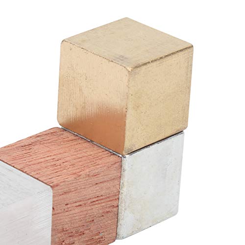 Image of YWBL-WH Copper Iron Aluminum Wood 4PCS Cubes for Density Volume Measurement Experiments, Suitable for Physics Teaching, YWBL-WH5z9m4tuh8n