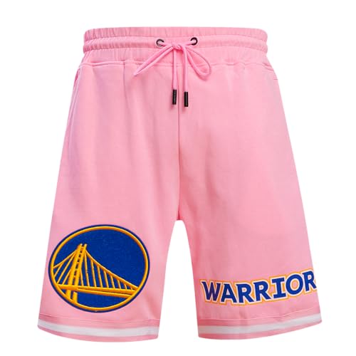Pro Standard Mens NBA Golden State Warriors Classic Chenille Athletic Short