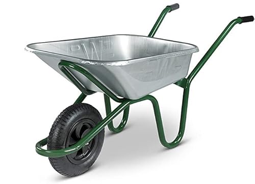 Bristol Tool Company Galvanised Endurance Wheelbarrow- Solid Wheel