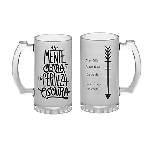 Los Eventos de la Tata. Jarra de Cerveza, Regalo para cerveceros Cerveza Oscura