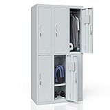 spindelstrauch Die 6 kompakten Schließfächer bieten ausreichend Platz für Kleidung, Taschen, Bücher und oder andere Utensilien.