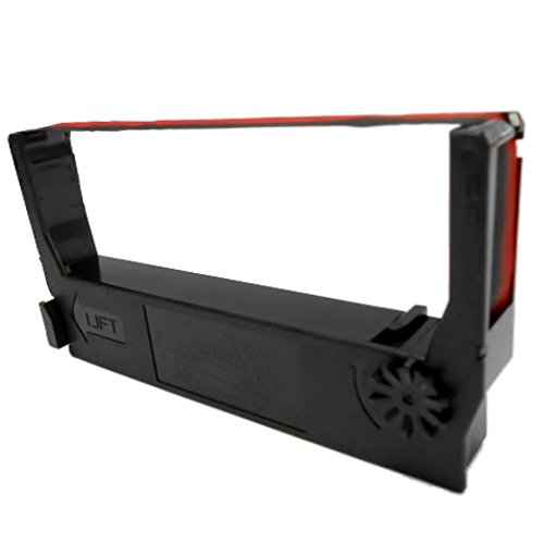 Kleurlint zwart/rood -voor Wras-systeem M 262 - Epson ERC 23-kleurbandfabrik origineel