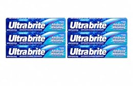 Ultrabrite Clean Mint All in One Advanced Whitening Toothpaste 6 oz (6 Pack)