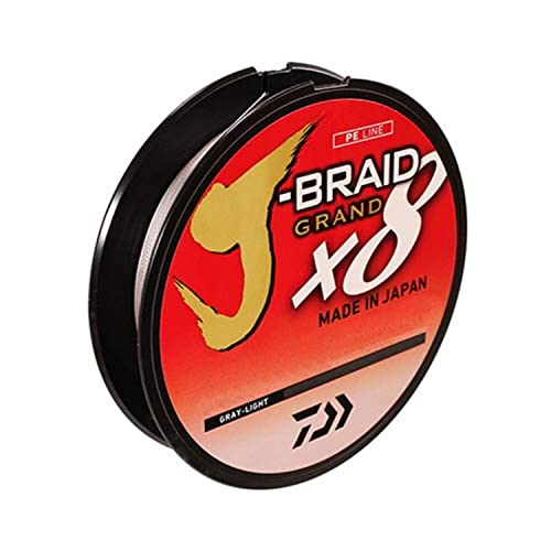 Daiwa J-BRAID GRAND 8X 300YDS FILLER SPOOL GRAY LIGHT