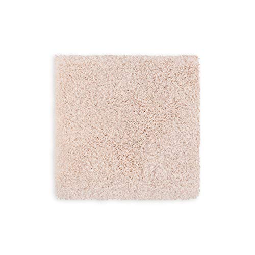 WohnDirect Tapis de Salle de Bain Haut de Gamme crème • antidérapant et très Moelleux • Tapis de Bain • Tapis de Bain 45 x 45 cm