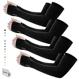 GOUNOD Gardening Sleeves to Cover Arms for Women with Thumb Holes-Sun Protection SPF Cooling Driving UV Blocking