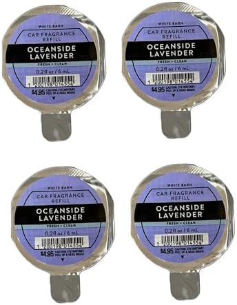 Bath and Body Works Car Fragrance Refill - Pack of 4 (Oceanside Lavender) image 2