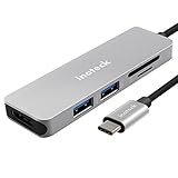 Inateck TCH4001 USB-C Hub Aluminium USB 3.1, Silber