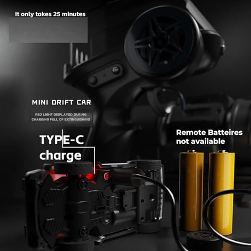 Image of Bestie toys Mini RC Drift Car for Adults, 1 /64 Rc Small RC Car Desktop Remote Control Cars with LED Lights, 4 * 4 Desk Drifting Crawler for Race, Hobby Gifts and Toys (AE86)
