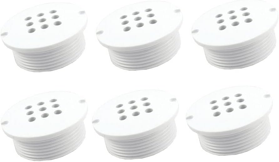 Pack of 6 Pool Bubbler 1-1/2-Inch White Pack of 6 CMP 25503-000-000 Pool Bubbler 1-1/2-Inch White