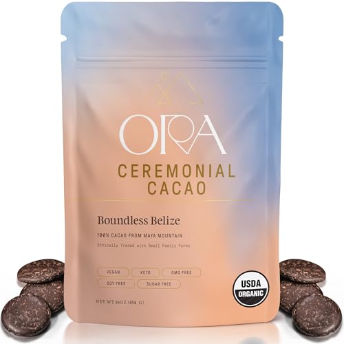 ORA Ceremonial Cacao, Boundless Belize, 16oz, Organic