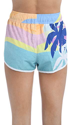 Hobie Women's Standard Dolphin Short Swimsuit Cover Up, Seagreen//Hanalei Bay, Xs #TOP1