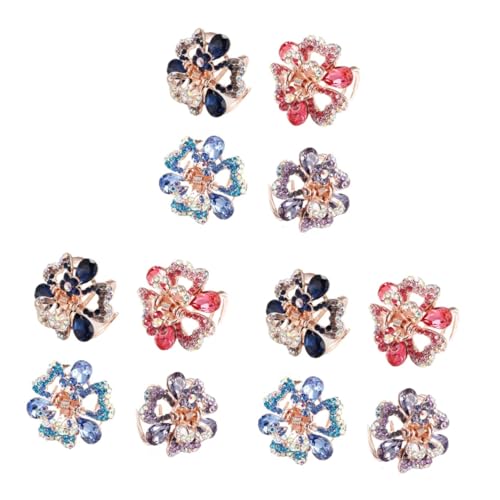 Barrettes à cheveux en métal premium pinces crabes colorées durables