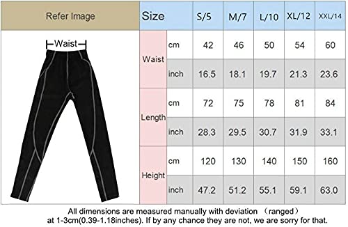 Boys Compression Leggings Sports Running Stretch Hockey Pants Athletic Football Tights Kids Base Layer #TOP5