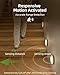 EZVALO 1-Pack Under Cabinet Lighting, Rechargeable Motion Sensor Puck Lights, 3 Color Temps & 12 RGB Colors, Magnetic Stick on Light, Dimmable Under Counter Lights (Remote Control not Included)
