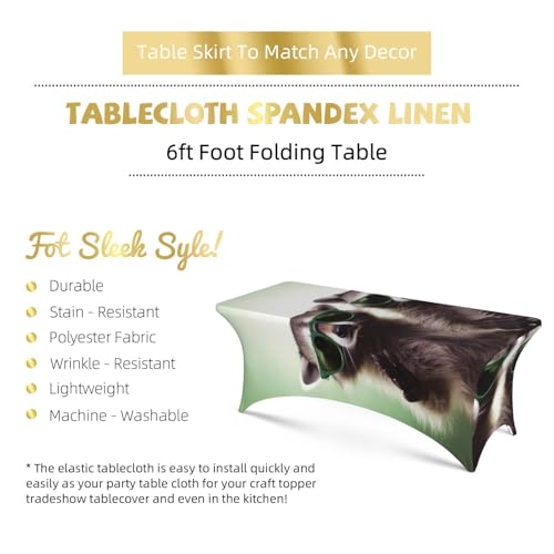 Nappe élasthanne raton laveur infroissable et lavable pour table