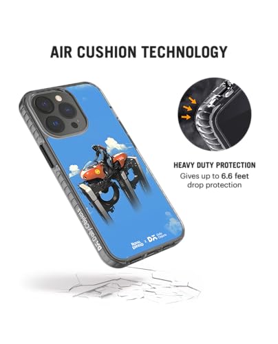 Image of DailyObjects Sky Rover Stride 2.0 Magnetic Case Cover Compatible with iPhone 14 Pro Max | Wireless Charging Slim Back Cover | 2 Layer Edge Protection & Shockproof