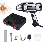 Wadukud Portable Welding Machine, 110v 20-200a ARC Handheld Welder Machine with Rotary Switch LCD Display, IGBT Inverter Stick Welder Variable Current Adjustment Fit for 1/16"-1/8" Welding Rods